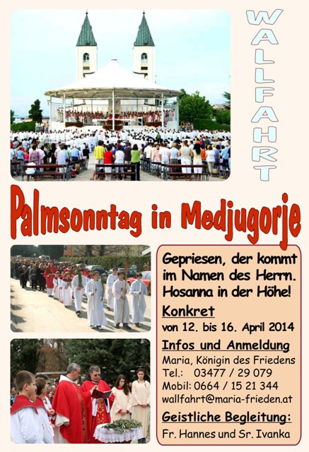 2014 Medjugorje-Wallfahrt Palmsonntag