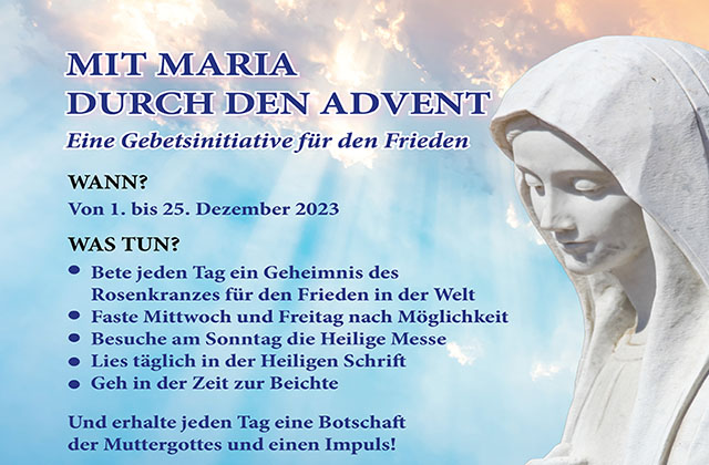 Symbolfoto zum Artikel: Mit Maria durch den Advent